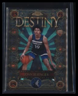 Joan Beringer #D-14 Rookie Card 2025-26 Topps Chrome Basketball Destiny