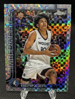 Joan Beringer #FS-JB Rookie Card 2025-26 Topps Chrome Basketball Future Stars Autographs