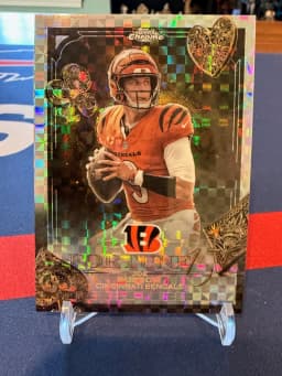 Joe Burrow #F15-5 2025 Topps Chrome Football Fortune 15