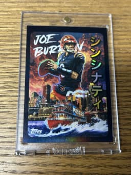 Joe Burrow #KAI-4 2025 Topps Chrome Football Kaiju