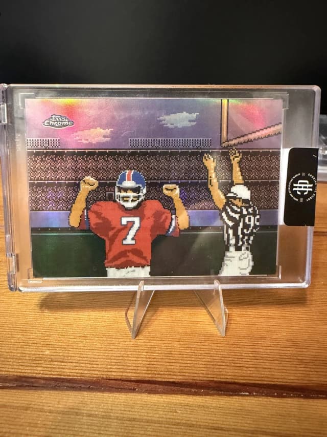 John Elway #TECMO-11 2025 Topps Chrome Football Tecmo Super Bowl — reference image