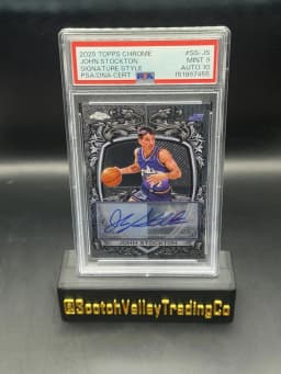 John Stockton #SS-JS 2025-26 Topps Chrome Basketball Signature Style