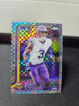 Jordan Addison #202 2025 Topps Chrome Football
