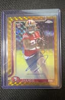 Jordan James #RA-JJ Rookie Card 2025 Topps Chrome Football Rookies Autograph Variation