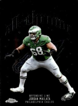 Jordan Mailata #ACT-12 2025 Topps Chrome Football All Chrome Team