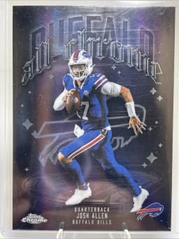 Josh Allen #ACT-2 2025 Topps Chrome Football All Chrome Team