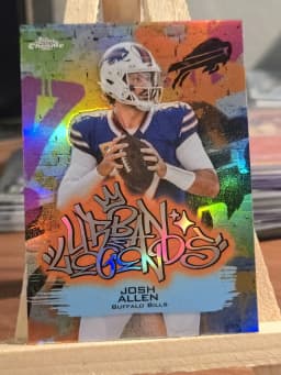 Josh Allen #UL-2 2025 Topps Chrome Football Urban Legends