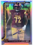 Josh Conerly Jr. #RRA-JCJ Rookie Card 2025 Topps Chrome Football Rookie Autographs Variation