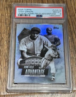 Josh Gibson #LHA-14 2025 Topps Update Series Baseball Legendary Home Field Advantage