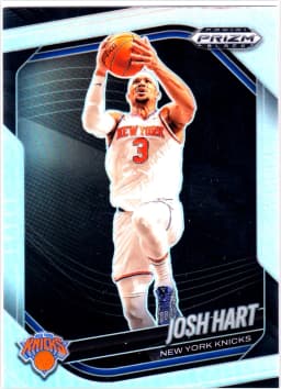 Josh Hart #198 2024-25 Panini Prizm Black Silver