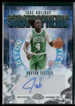Jrue Holiday #SM-JRH 2025-26 Topps Chrome Basketball Stratospheric Signatures