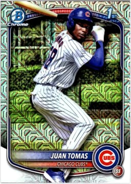 Juan Tomas #BCP-230 2025 Bowman Chrome Prospects Mojo