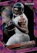 Julio Jones #4 Prizms Purple Ice /149 2025 Panini Prizm Black Football