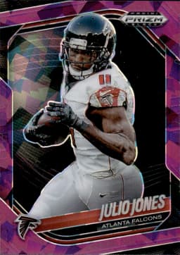 Julio Jones #4 Prizms Purple Ice /149 2025 Panini Prizm Black Football