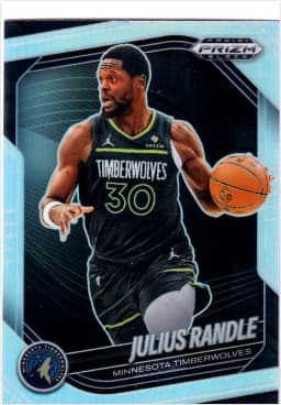 Julius Randle #24 2024-25 Panini Prizm Black Silver