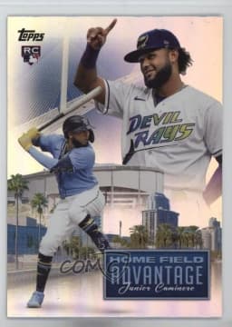 Junior Caminero #HFA-31 2024 Topps Update Series Baseball Home Field Advantage