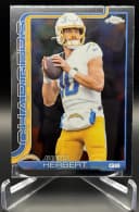 Justin Herbert #158 2025 Topps Chrome Football