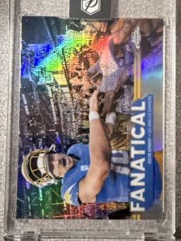 Justin Herbert #FF-16 2025 Topps Chrome Football Fanatical