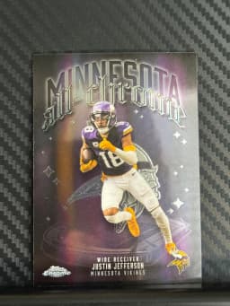 Justin Jefferson #ACT-6 2025 Topps Chrome Football All Chrome Team