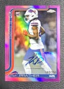Kaden Prather #RA-KP Rookie Card 2025 Topps Chrome Football Rookies Autograph Variation