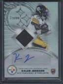 Kaleb Johnson #RPA-KJ Rookie Card 2025 Topps Chrome Football Topps Chrome Rookie Patch Autographs