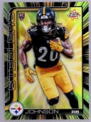 Kaleb Johnson #RR-14 Rookie Card 2025 Topps Chrome Football Chrome Radiating Rookies