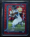 Kalel Mullings #RA-KMU Rookie Card 2025 Topps Chrome Football Rookies Autograph Variation