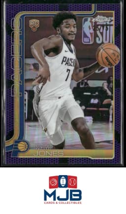 Kam Jones #FS-KAM Rookie Card 2025-26 Topps Chrome Basketball Future Stars Autographs