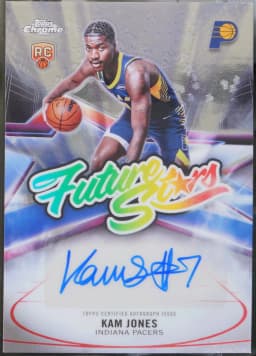 Kam Jones #FS-KAM Rookie Card 2025-26 Topps Chrome Basketball Future Stars Autographs