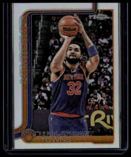 Karl-Anthony Towns #179 2025-26 Topps Chrome Basketball