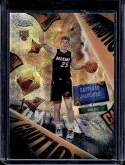 Kasparas Jakučionis #AD-13 Rookie Card 2025-26 Topps Chrome Basketball Advisory