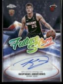 Kasparas Jakučionis #FS-KJ Rookie Card 2025-26 Topps Chrome Basketball Future Stars Autographs