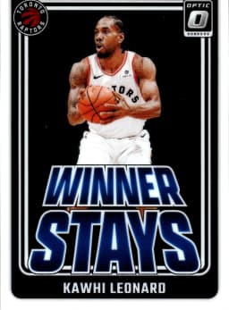 Kawhi Leonard #8 2024-25 Donruss Optic Winner Stays