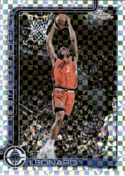 Kawhi Leonard #24 X-Fractor 2025-26 Topps Chrome Basketball