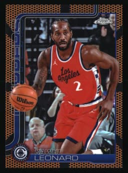 Kawhi Leonard #44 2025-26 Topps Chrome Basketball Base Card Variations