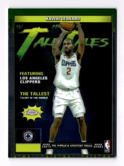 Kawhi Leonard #TT-8 2025-26 Topps Chrome Basketball Tall Tales