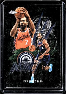 Kawhi Leonard #INS-2 2025-26 Topps Chrome Instinct