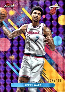 Kel'el Ware #51 2025-26 Finest Purple Geometric Refractor