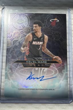 Kel'el Ware #CH-KW 2025-26 Topps Chrome Basketball Chromographs
