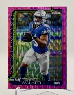 Kenneth Walker III #276 2025 Topps Chrome Football