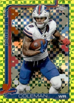 Keon Coleman #30 2025 Topps Chrome Football
