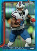 Keon Coleman #FSA-KC 2025 Topps Chrome Football Future Stars Autographs