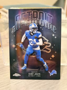 Kerby Joseph #ACT-23 2025 Topps Chrome Football All Chrome Team