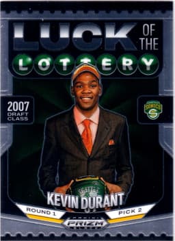 Kevin Durant #9 2024-25 Panini Prizm Black Luck of the Lottery