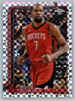 Kevin Durant #155 2025-26 Topps Chrome Basketball Base Card Variations