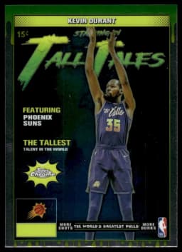 Kevin Durant #TT-6 2025-26 Topps Chrome Basketball Tall Tales