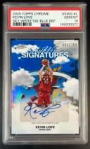 Kevin Love #SWS-KL 2025-26 Topps Chrome Basketball Sky Write Signatures