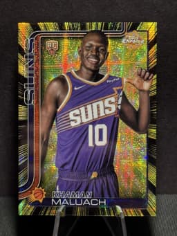 Khaman Maluach #RR-8 Rookie Card 2025-26 Topps Chrome Basketball Radiating Rookies
