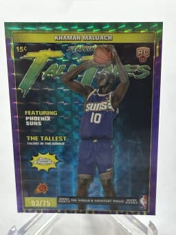 Khaman Maluach #TT-17 Rookie Card 2025-26 Topps Chrome Basketball Tall Tales