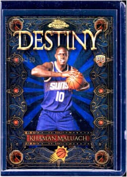 Khaman Maluach #D-9 2025-26 Topps Chrome Destiny